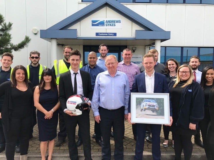 IngramEdmondson Rally team drop in to meet Andrews staff in London