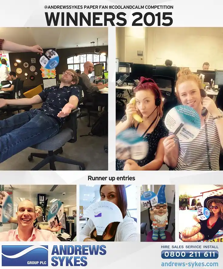Andrews Air Conditioning announce paper fan competition winners!