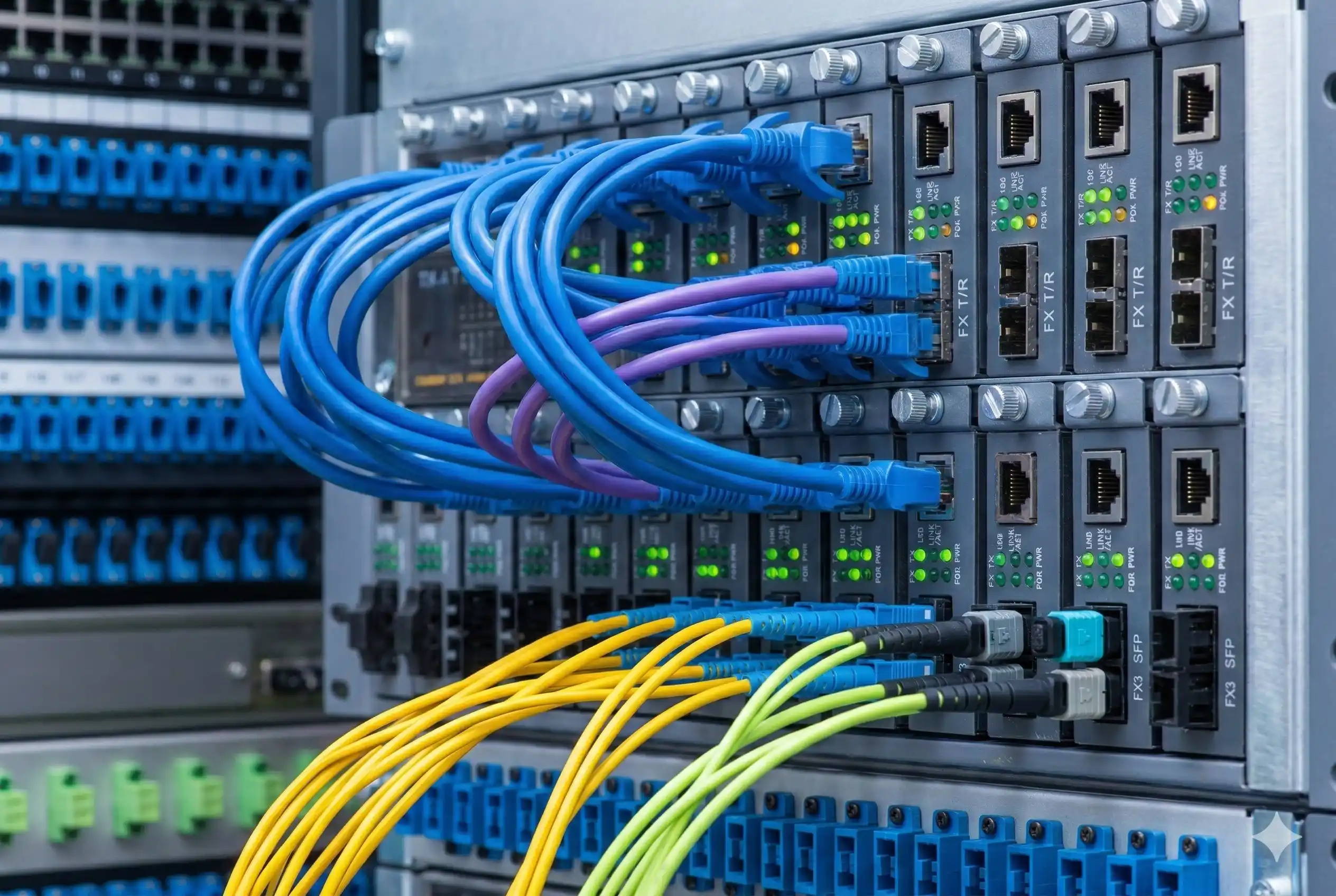 high-density network server rack