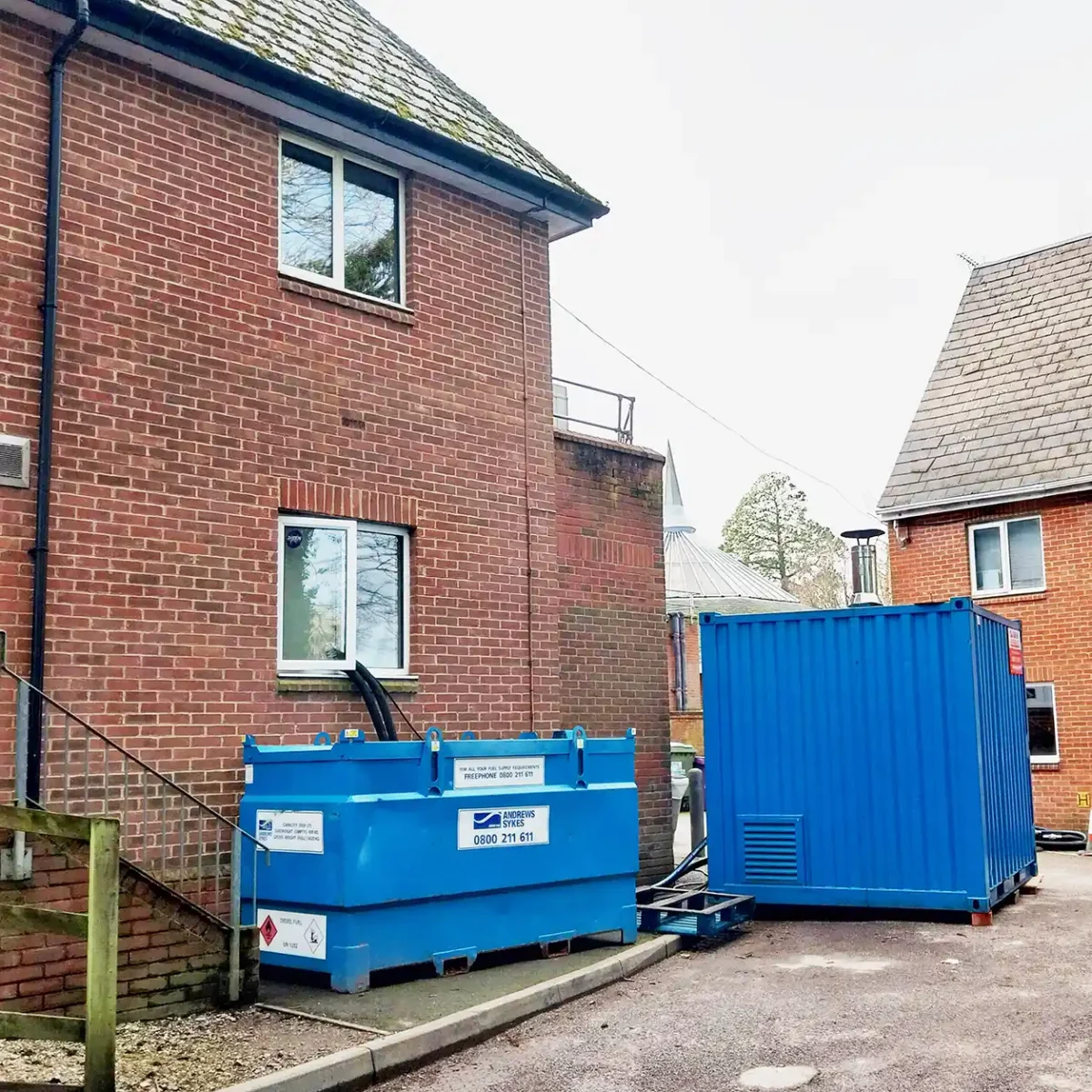 Rapid Deployment of the 250kW Boiler Back view