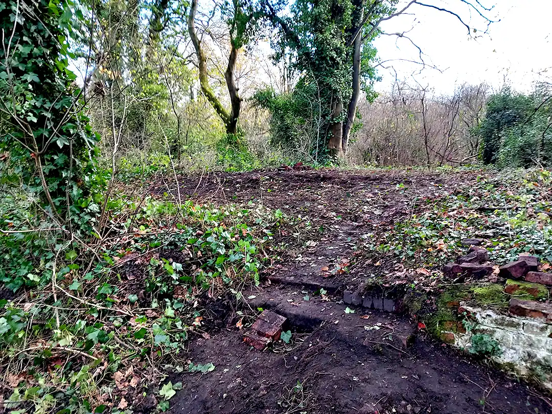 Historic Brick Foundation Discovered