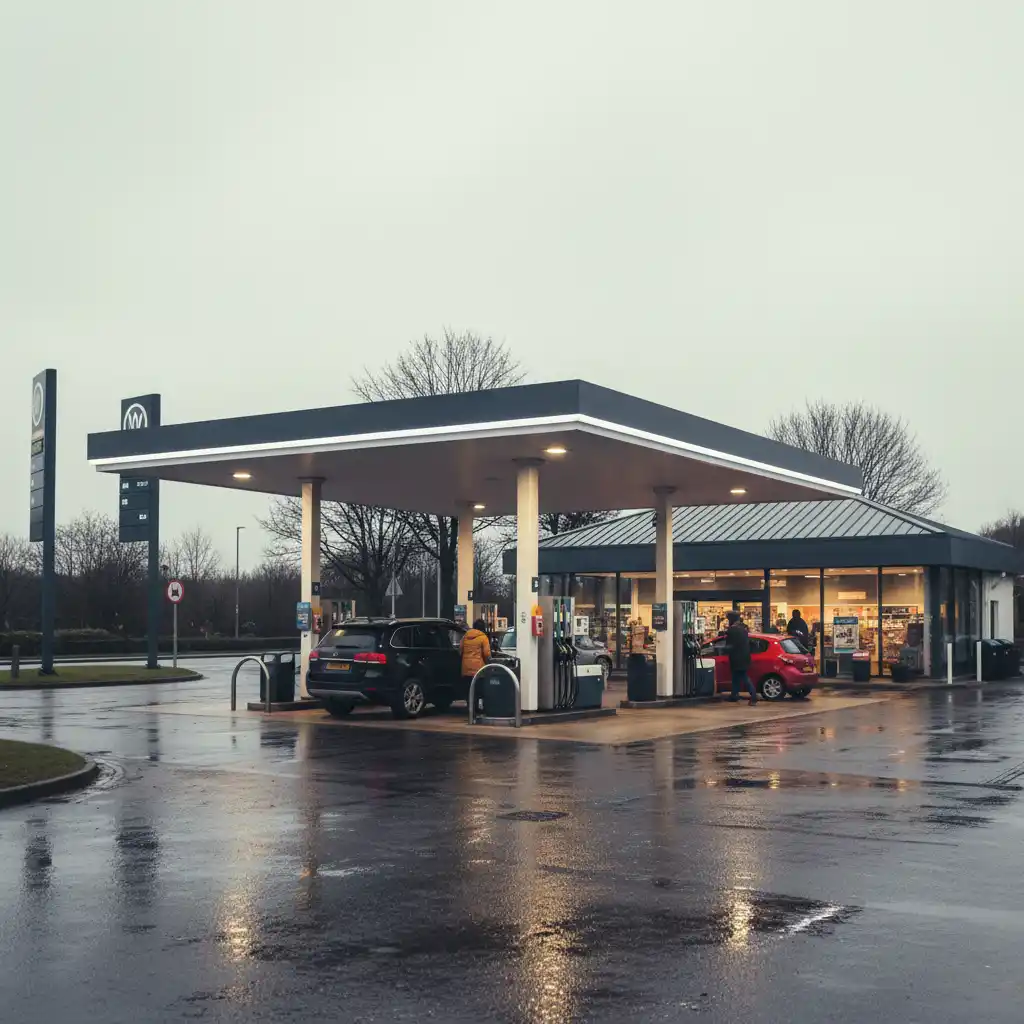 Operational Petrol Station