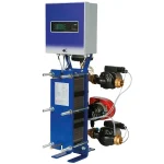 500 kW Controllable DHW plate pack heat exchanger