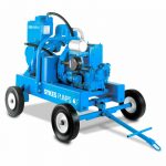 Sykes Pumps GP 150M trailer-mounted general purpose pump, 6in connections, 90 l/s